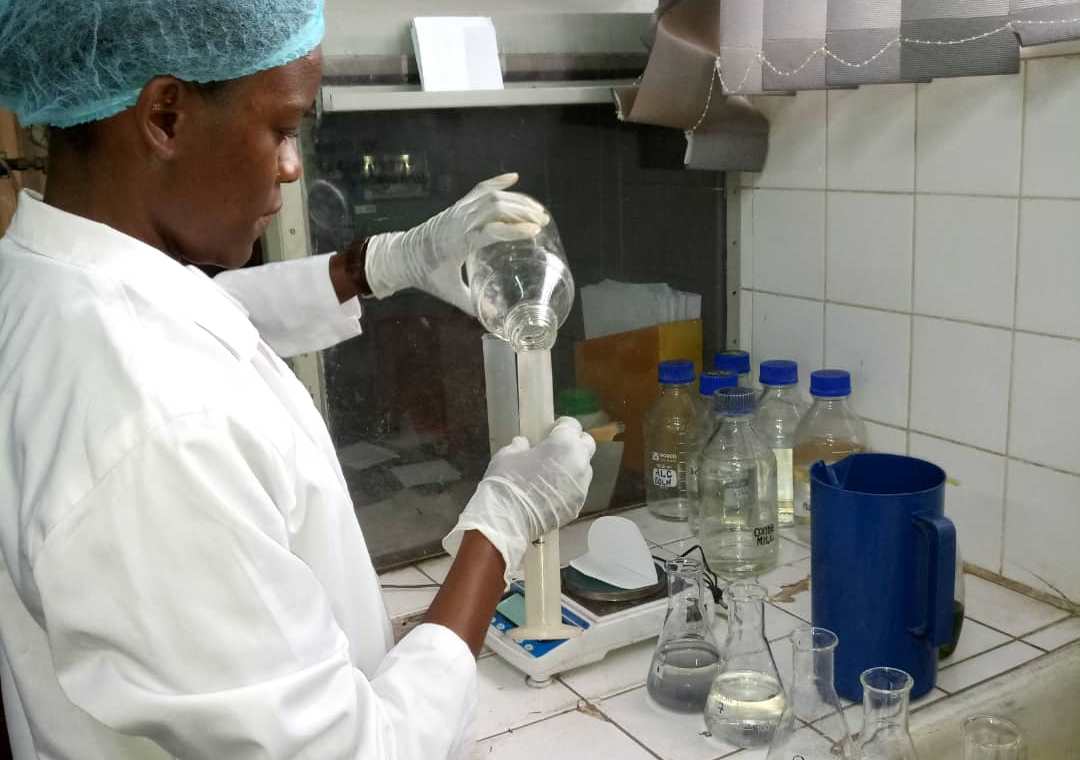 Rebbeca Atungoza, Quality Control Chemist at Uganda Batteries